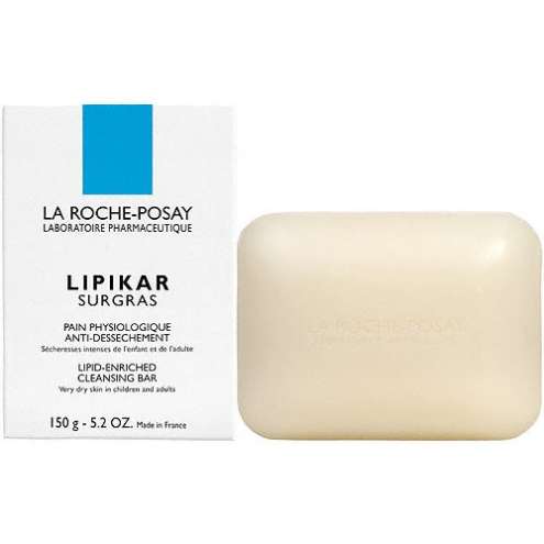 LA ROCHE-POSAY LIPIKAR SURGRAS - Mýdlo v kostce, 150 ml.